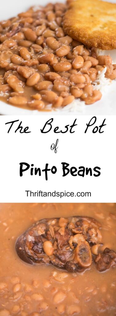 These are the best pot of pinto beans you will ever have! They are an excellent option for dinner as they are cheap and tasty!