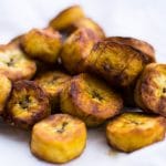 sweet fried plantains are a cheap and delicious snack