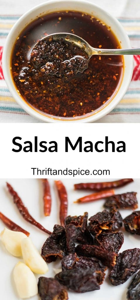Salsa Macha is a unique Mexican salsa that is big on flavor!