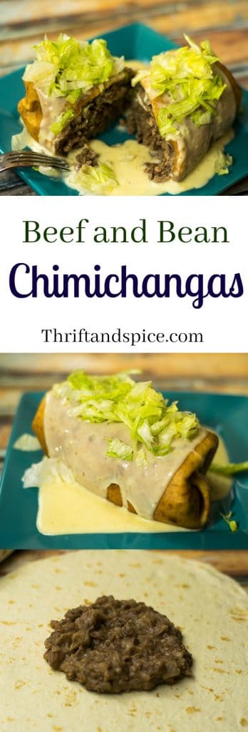 Baked Beef and Bean Chimichangas Recipe 