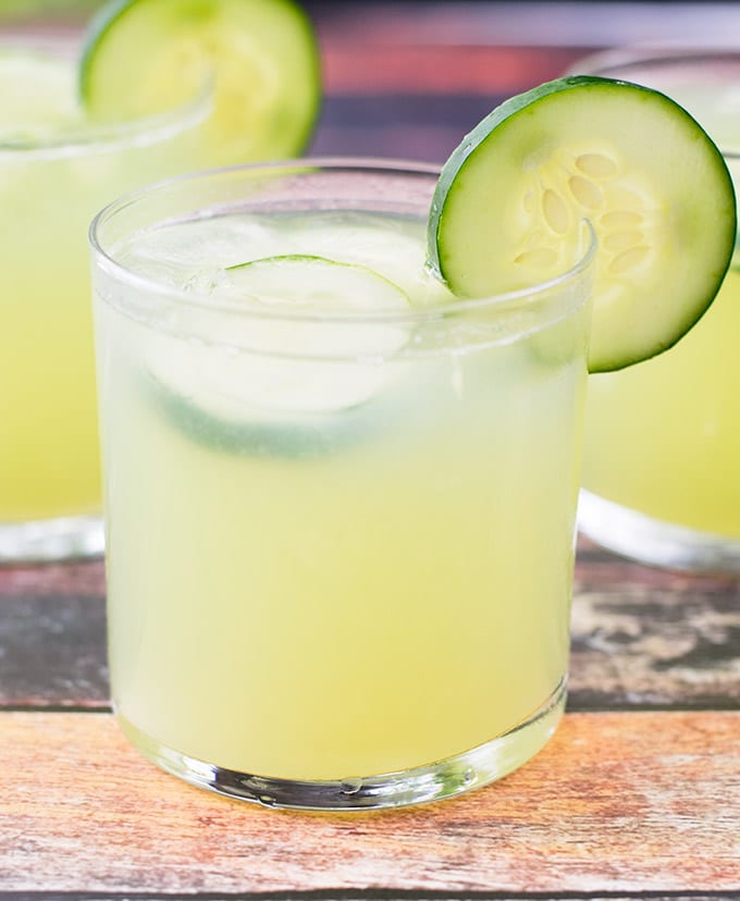 Easy Cucumber Lime Agua Fresca Recipe - Thrift and Spice