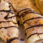 sopapillas with honey and chocolate