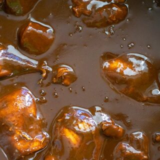 chicken in easy mole sauce
