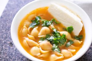 Sopa de conchas (Mexican Shell Soup) - Thrift and Spice