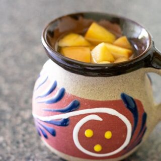 mexican christmas punch in a mug