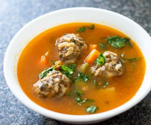 mexican meatball soup
