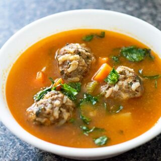 mexican meatball soup