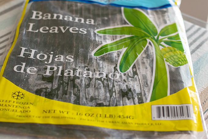 pack of banana leaves