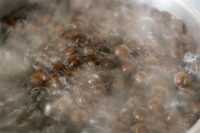 cooking tapioca pearls for mango boba tea
