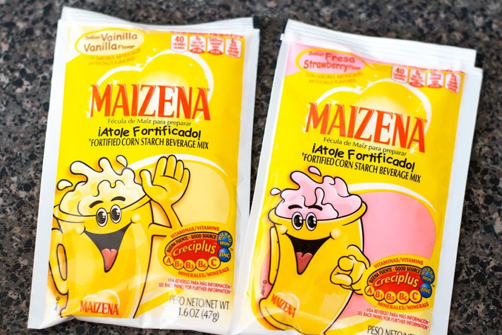 two packets of Maizena