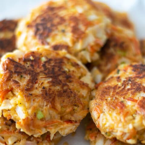 Crab Cakes with Imitation Crab Meat - Thrift and Spice