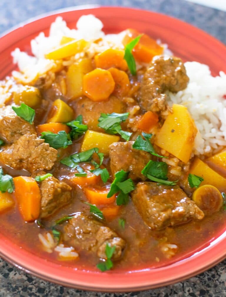 Puerto Rican Beef Stew Thrift And Spice   Puerto Rican Carne Guisada 768x1009 