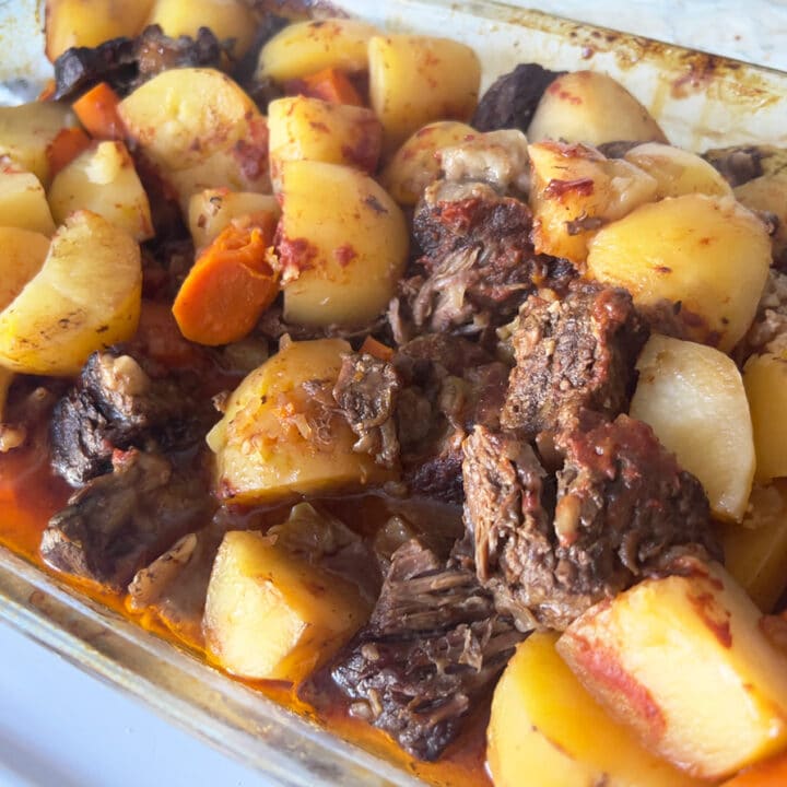 Oven Beef Stew With Onion Soup Mix - Thrift And Spice