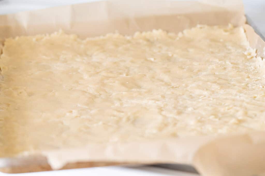 Lemon squares crust