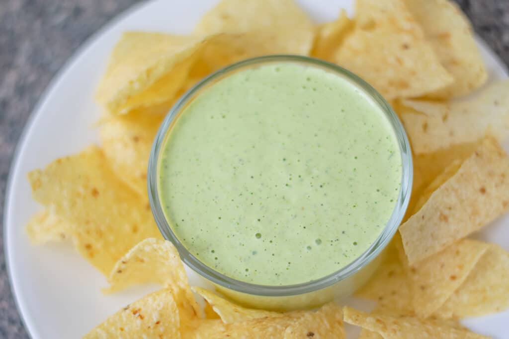 Creamy jalapeno dip