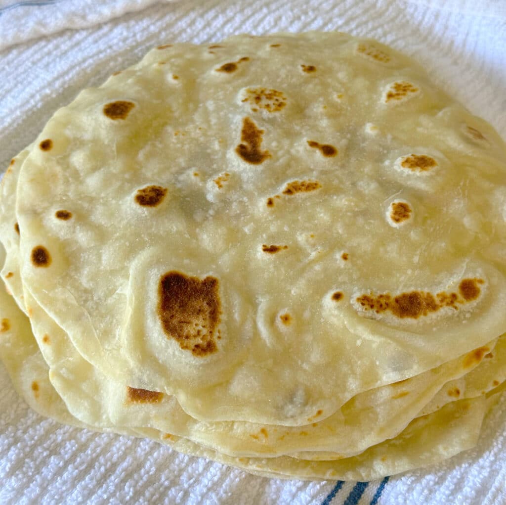 Flour tortilla recipe with butter from scratch