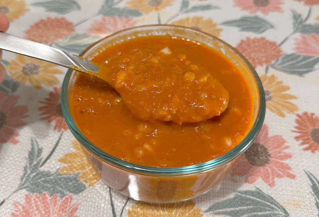 Salsa morita in a bowl.